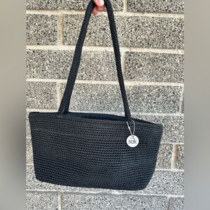 Vintage The sak shoulder bag - woven black